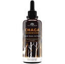 Naturealm Chaga Houba Liquid Tincture Supplement - Imunitní podpora, Antioxidant Boost & Vlasy, kůže, hřebíček zdraví, Vegan, Non- GMO - Wild- Sklizeň ovoce tělesa, 2 měsíce Dodávka