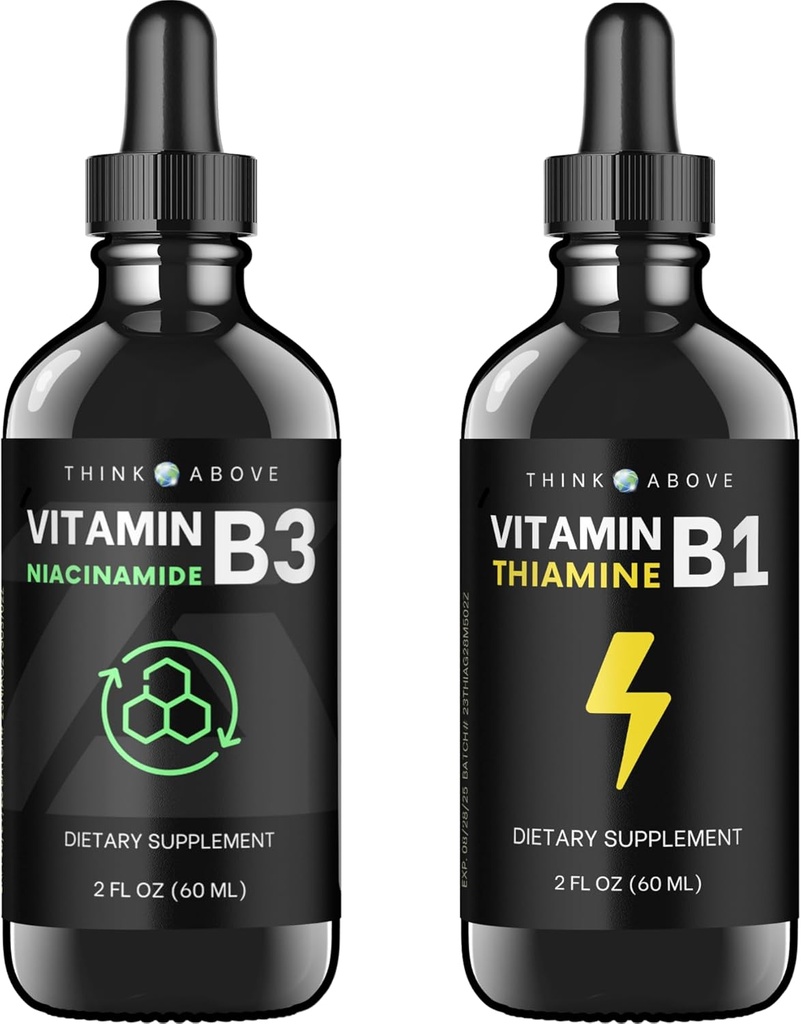 Tekutý vitamin B3 + tekutý vitamin B1-2oz 60 ml na láhev