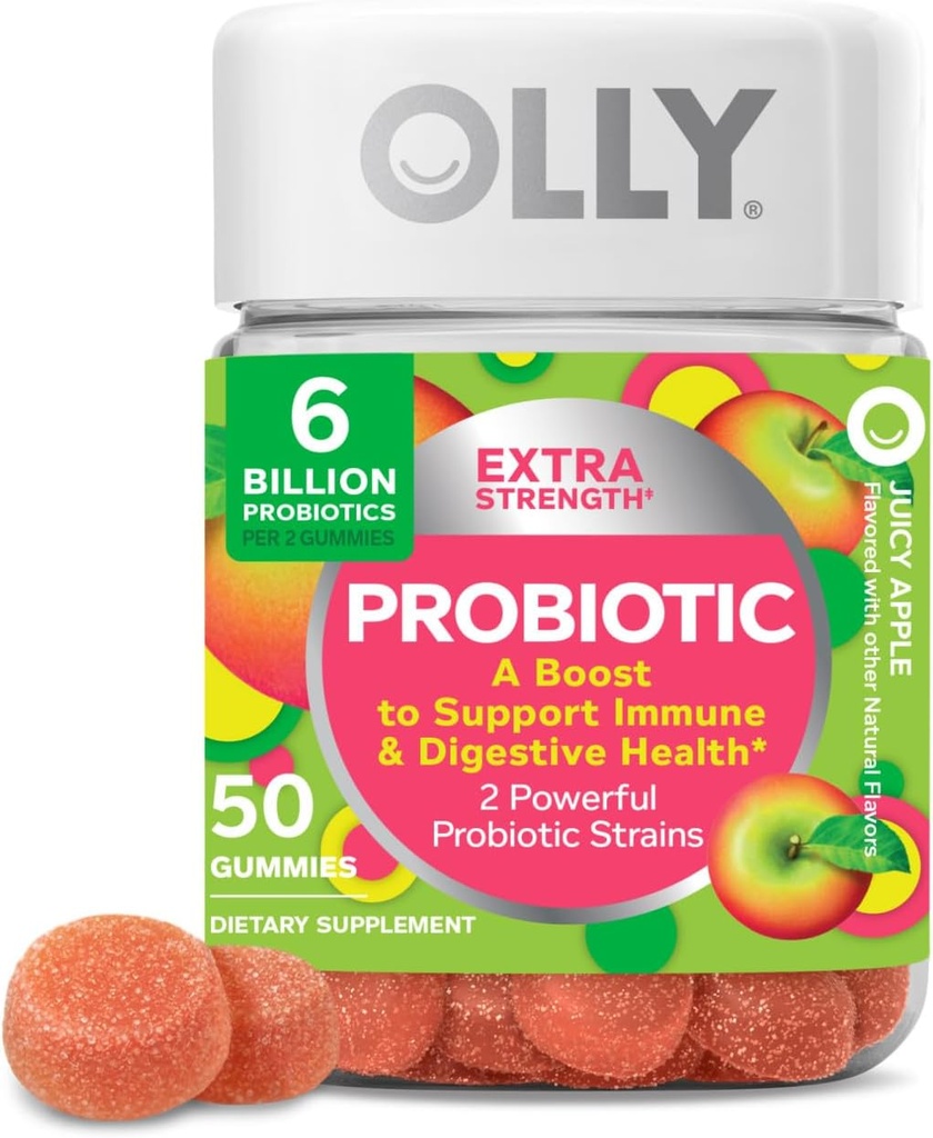 OLLY Extra síla Probiotický Žvýkací Gummy