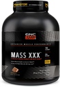 GNC AMP hmotnost XXX, Klinicky osvědčený hmotnost Gainer protein prášek, zlepšuje sílu a velikost, 780 kalorií, 50g protein, Mikronizované aminokyseliny, Creatin, Betaine, Čokoláda, 13 Služební, 6 Pounds