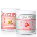 Kiala Nutrition Super Green, Organic Green Powder, Spirulina & Chlorella Superfood Powder, Cukr & gluten Free Vegan, Spectra Blend, Miami Vice, Meloun Slush 2 Pack