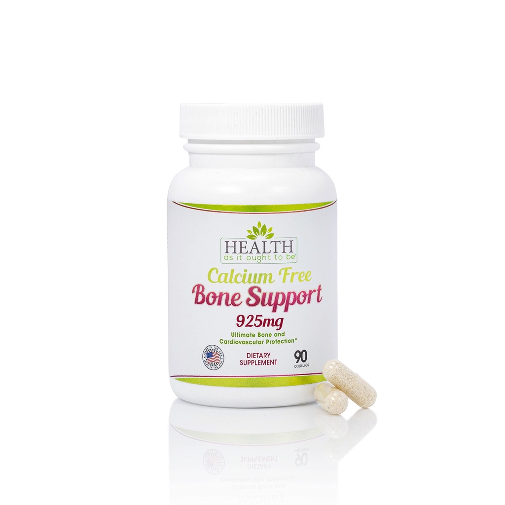 Zdraví, jak to má být vápník zdarma Kostní Supplement 124; Ultimate Bone and Cardiovaskulární ochrana 124; 90 Kapsle