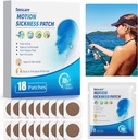 Pohybové nemoci Záplavy pro Cruise, Mořská nemoc Záplava pro Závratě Vertigo & Nausea Relief, Děti a dospělí Cestovní Essentials pro Cruise / auto / Letadlo / Zábavní Park Trip (18 Počet)