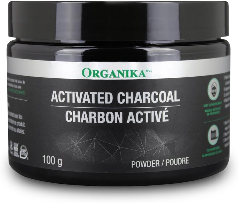 OrganIKA Charcoal Powder Activated, 100 GR