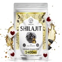 1400 MG Shilajit Gummies, Shilajit Pure Himalayan Organic Gummies with Ashwagandha, Himalayan shilajit for Men, 85 + Stopy Minerály & Fulvic Acid, jednotlivě zabalené, Sugar- Free, 60 Counts