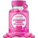 Hormon Balance pro ženy gumové + PMS Relief dodatek - Podporuje Mood Swings, Clear Skin, Reduced Cramps and Bloating - Hormonální PMS gumové PCOS Vitamin s brusinkou, Dong Quai (60 gummie)