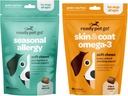 Připravit Pet Go! Omega 3 & Alergie Žvýkání pro psy 124; Probiotika & Alergie Imunitní doplňky pro Itch & Alergie Relief Itch 124; Rybí olej pro psa Shedding, kůže Alergie, Itch Relief 124; 90 Žvýkání Každý
