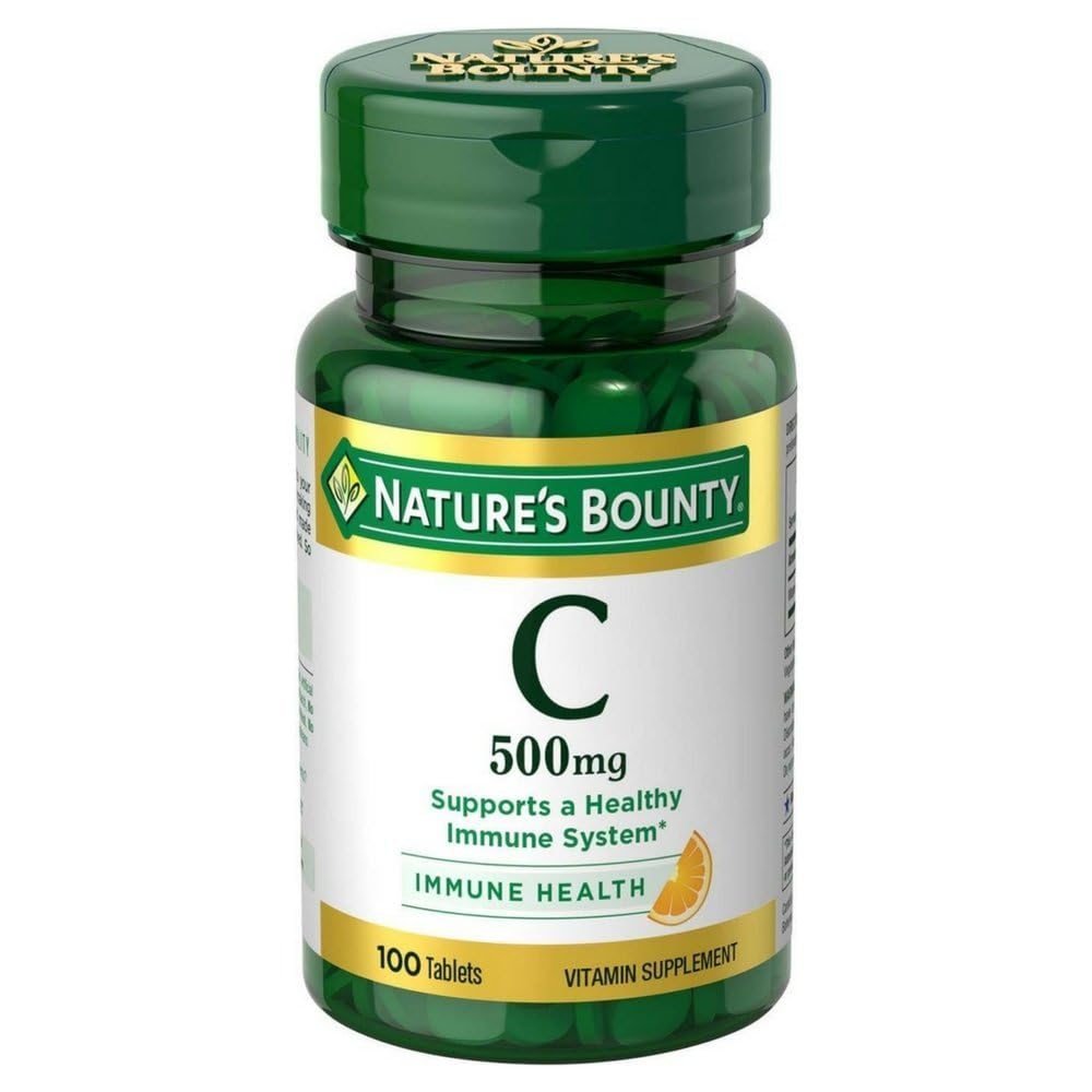 Nature 's Bounty Vitamin C 500 mg Tablety 100 ea (Balení po 6)