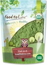 Jídlo pro živé - Organic Supergreens Powder Blend, 8 Ounces - Smíšená kapusta, Moringa, Spirulina, Powders Wheatgrass. Non-GMO, Pure, Vegan, Bulk. Bohaté na antioxidanty, chlorofyl