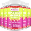 Matky jablečné octové gumy, Keto ACV Gummies 2000MG - Cleanse & Detox Diet, Max síla ACV Gummies se zeleným čajem, Maliny, B12 a Probiotika pro metabolismus a stravitelné zdraví, Balení 5