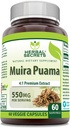 Bylinné tajemství Muira Puama 4: 1 Extract Dodatek 124; 550 Mg CLANE124; 60 Veggie Kapsle 124; Non-GMO CLANE124; Gluten Free CLANE124; Made in USA