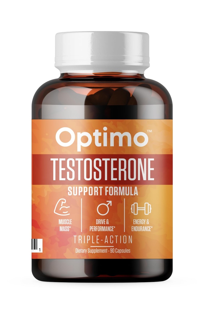 Testosteron Booster Dodatek pro muže a ženy 9 Klíčové ingredience Tongkat Ali, Tribulus, Fenugreek, Ashwagandha, Maca, Boron, Zinek, VIT D, DAA - 90 Kapsle