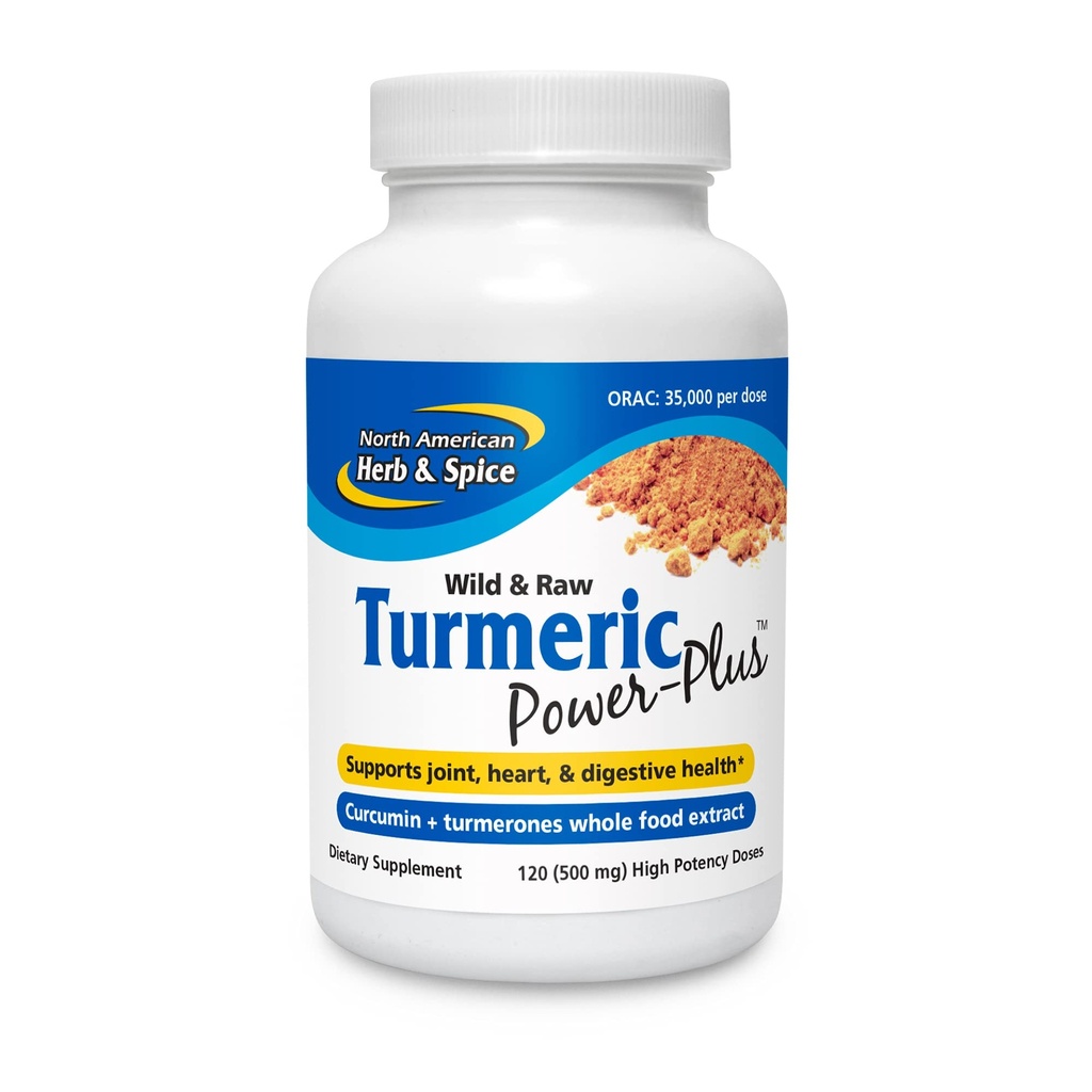 Severní Amerika Herb & Spice Turmeric Power-Plus Gels, 120 Počet