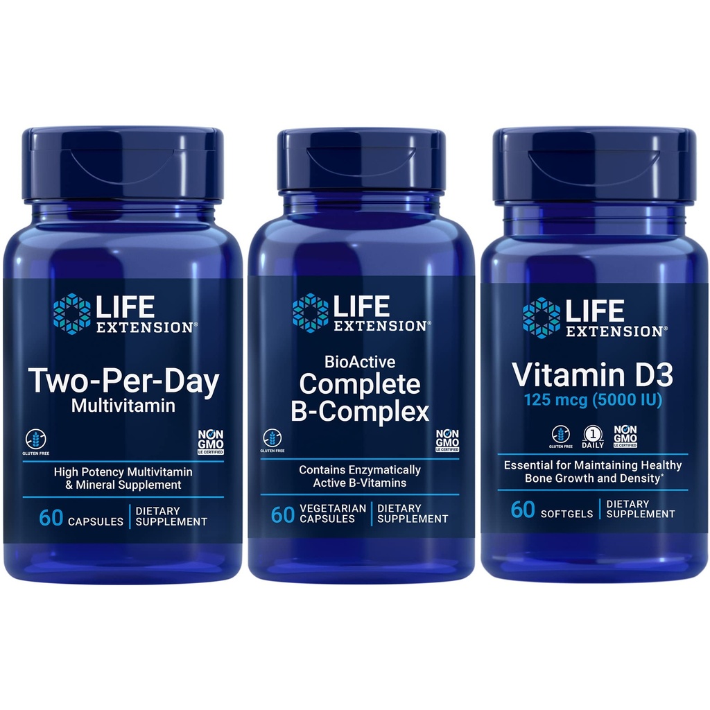 Life Extension Two- Per- Day Multivitamin, 60 tobolek přípravku Př