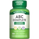 Nature 's Truth Adult ABC Kompletní multivitamin pro muže a ženy