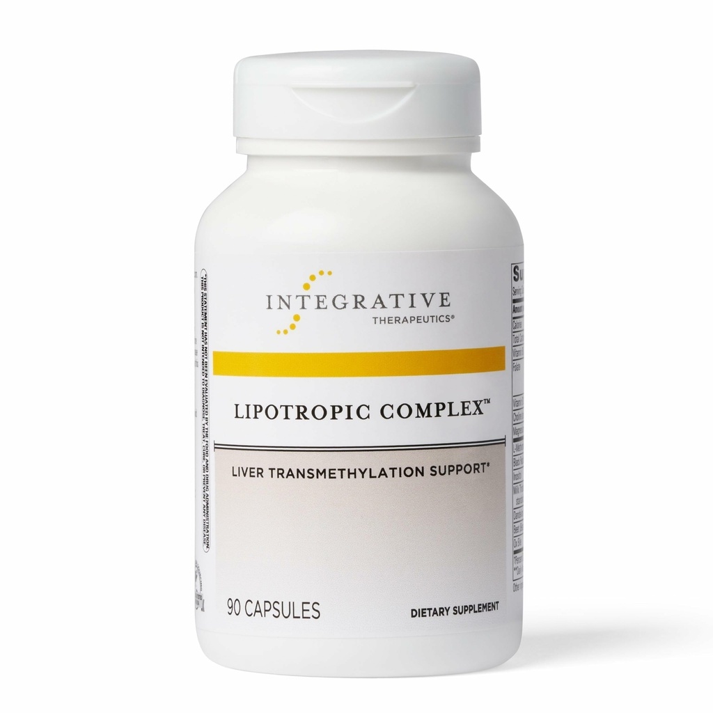 Integrační terapeutika Lipotropní komplex - dodatek pro podporu jater pro dospělé * - Zahrnuje mléčné thistle & vitamín B6 a B12 - Gluten- Free & Dairy-Free - 90 Počet (45 Služeb)