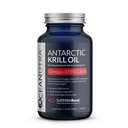 100% čistý krilový olej 1000mg, Omega 3, nejvyšší koncentrace 56% fosfolipidů, Cholin & Astaxanthin, Udržitelný antarktický superbaboost, DHA, EPA, srdce, mozek, oko a péče o pleť, žádný rybí olej