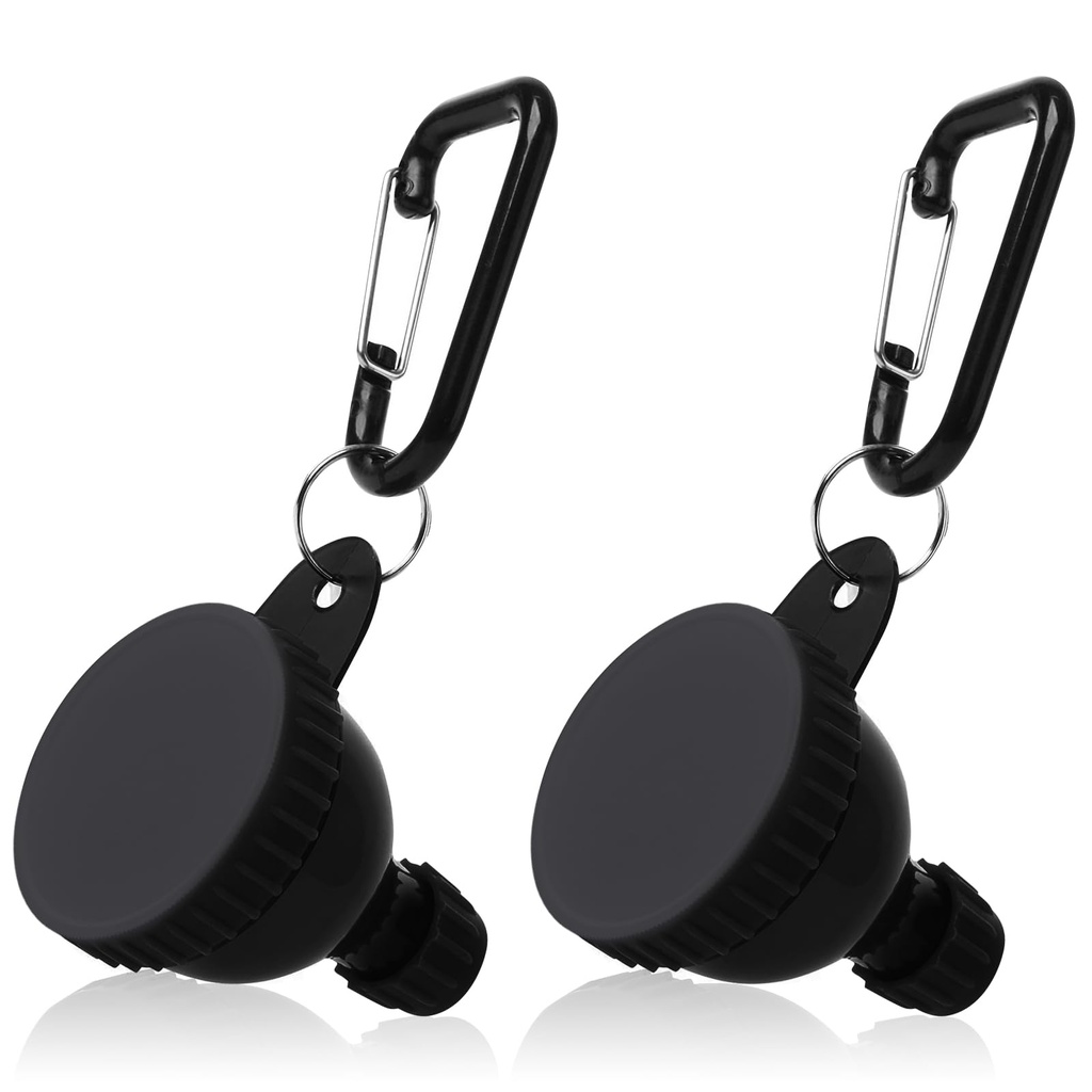 2 Pcs Protein Powder Container, Přenosný protein Powder Travel Container, Protein Powder Funnel, Vodní nádobky pro práškové směsi, Pre Workout / Gym doplněk Nápoje Keychain (50ml)