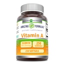 Úžasný vitamín A 10000 IU dodatek 124; jako Retinyl Palmitát 124; 3000 Mcg CLANE124; Softgels CLANE124; Non- GMO CLANE124; gluten Free CLANE124; vyrobený v USA (1 balení, 250 Počet)