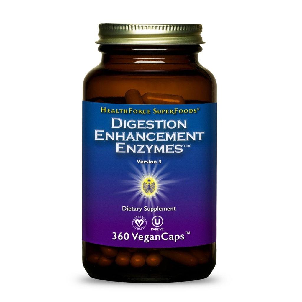 ZDRAVOTNÍ SUPERFOODS Digestion Enzymy pro zlepšení trávení - 360 Veganských kapslí