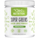 Super Green Powder Organic Blend: Non- GMO dodatek, Zahrnuje Spirulina, Alfalfa, Špenát, Probiotika, Vláknina a trávicí Enzymy, Žádné umělé Sweetteners, 30 Služeb