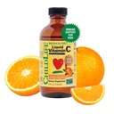 Dětský život ESSENTIALS tekutý vitamin C - čistý vitamín C Tekutý dodatek pro děti, Toddlers, & Děti, Podpora imunitního systému, Přírodní Orange Flavor, 4 Fl Oz (balení po 1)