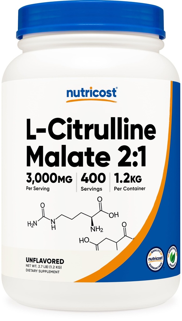 Nutricost L- Citrulline Malate Powder (2: 1) 1, 2KG