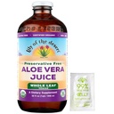 Lily Of The Desert Aloe Vera Juice, Preservative Free - Celý Leaf Aloe Vera Drink s přírodními vitamíny, Dědičné Enzymy pro Gut zdraví, Žaludek Relief, Wellness, Glying Skin, Gelly Sachet zahrnuta