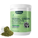 Zvířecí esenciály Bylinné Zelené Alternativa pro psy & Kočky - Super Zelený prášek Bylinný dodatek s Spirulina, Antioxidanty, Chlorofyl - 12 Oz