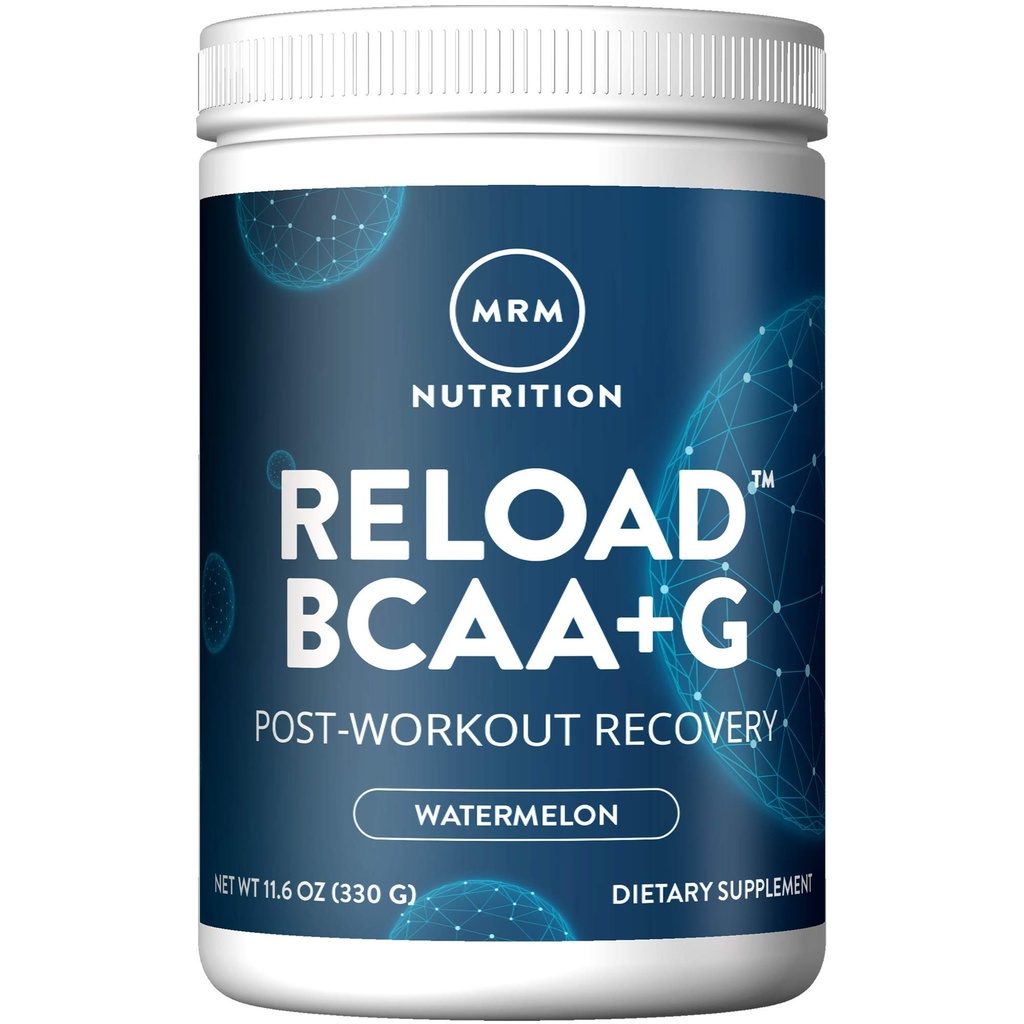 MRM Nutriční reload BCAA + G Post- Workout Recovery 124; Meloun Ochucené 124; 9.6g Aminové kyseliny 124; s CarnoSyn ® Is124; Muscle Recovery 124; Keto Friendly 124; 26 Servings