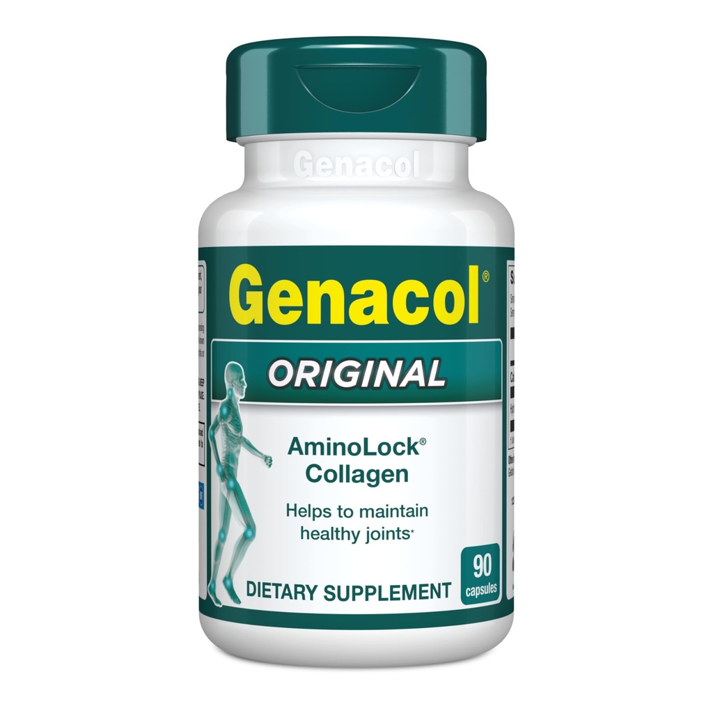 Genacol Original - Kolagen dodatek s Ultra- Hydrolyzované kolagen Peptidy, Udržuje společné zdraví, pro klouby & kolena, 90 Kapsle (30- Day Supply)