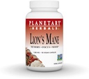 Planetární Herbals Lion 's Mane, pro Paměť, Focus a Mood *, 1000 mg - 90 Veganských kapslí