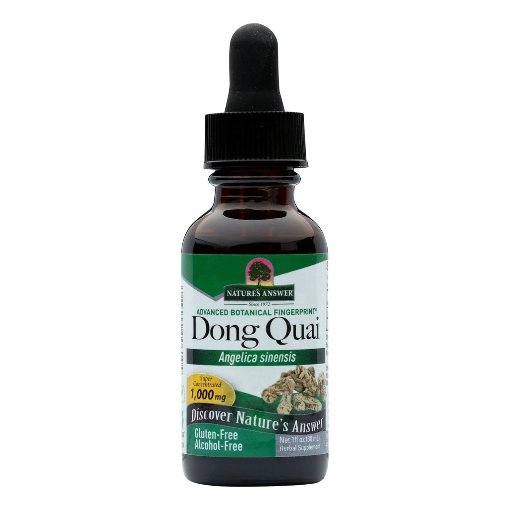 Příroda odpověď Dong Quai Womens Supplement - Žena Hormonální Podpora, Žena Wellness Dodatek, Liquid Extract, Alkohol zdarma, Lepek zdarma, Kosher - 1 oz