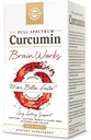 Solgar Full Spectrum Curcumin Mozek Works, 90 Licence - Podpora paměti, Focus, Cognitive Function - Antioxidant Support - Curcumin, BacoMind, Cholin, Vitamin B12 - Non- GMO, Vegan - 30 Služeb