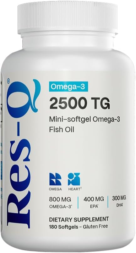 Res- Q 2500 TG Omega-3 Fish Oil Mini Gel kapsle