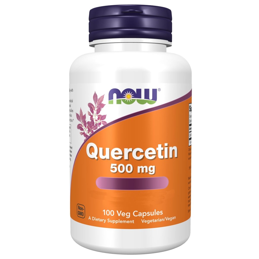 Nyní Quercetin 500 mg, 100 Veg Kapsle