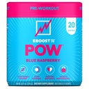 EBOOST POW Natural Pre Workout Powder - 20 Servings - Blue Raspberry - A PreWorkout Dodatek pro výkon, Společná podpora mobility, Energie - Muži a ženy - Non- GMO, gluten- Free, No Creatine