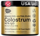 Premium Colostrum dodatek Nejvyšší IgG pro Gut zdraví, Imunitní podpora a zotavení Superfood, Anti- Age - Čisté travnaté-Fed Bovine Colostrum Powder - Matky první mléko, 60 Služeb, Neochucené