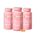 HAIRtamin MOM Vegan Prenatal & Postnatální Multivitamin Kapsle & Vlasové vitamíny, Poporodní, Kojení, Vlasové hřebíky, a kožní vitamíny pro ženy s biotin, zinek, železo (3- balení)