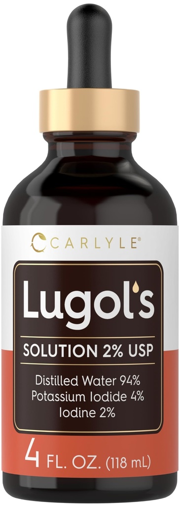 Carlyle Lugols Jod 2 Procento 124; 4 fl oz (balení po 1)