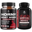 Bundle rohovky kozí plevel Extract Complex pro muže a ženy Enhanced Energy and Stamina a extra síla Testosteron Booster pro muže pro rozšíření svalů Stamina a síla