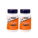 Nyní Potraviny L- Theanin 200 mg, 60 Zeleninové tobolky (2 balení)