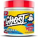 GHOST Gamer: Energy and Focus Support Formule - 40 Servings, Swedish Fish - Nootropics & Natural Caffeine for Attention, Přesnost & Reakční čas - Vegan, gluten- Free