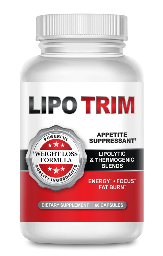 Lipo Trim- Advanced Lipogenní termogenní dietní pilulky - Zvýšení energie, zvýšení koncentrace, a urychlení tuku Loss - 60 Rychlé působící kapsle na potlačení appetit