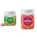 OLLY Fiber Gummy prstence 50ct & Laser Focus Gummy 36 Počet