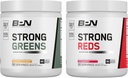 BARE VÝKONNOST VÝPOČET BPN Silné zelené (ananasový kokos) a červené (jahody) Superfood Bundle