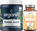 Organifi Green Juice Superfood Powder (30 Služeb) a Kritická imunita (30 Kapsle) - Vitamin C, Kontrola hmotnosti, Čištění detoxu, Stress Relief a Imunity Support - Gluten Free, Vegan, Celé jídlo