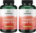 Swanson Pumpkin Seed Oil - High Bioavailable EFA - (100 Softgelových tobolek, 1000mg každé) 2 balení
