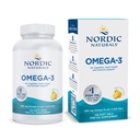 Nordic Naturals Omega33, Lemon Flavor - 120 Soft Gels - 690 mg Omega33 - Fish Oil - EPA & DHA - Imunitní podpora, Brain & Heart Health, Optimální Wellness - Non- GMO - 60 Služeb