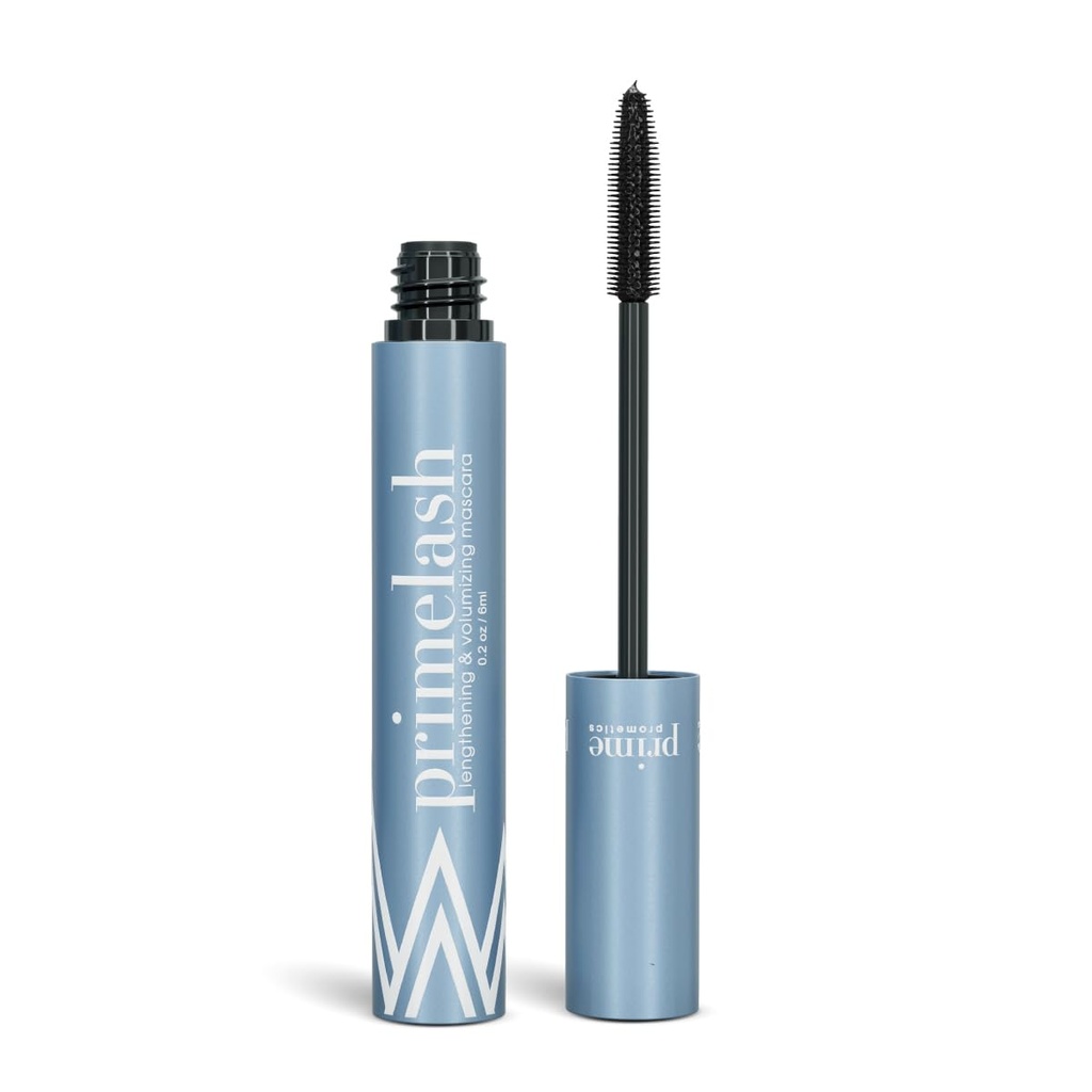 Prime Prometics PrimeLash Mascara pro starší ženy - Volumizace, Neuvěřitelná délka ve 2 kabáty - Long- Stay, Nulové Clumps, Hypoalergenní (Black)